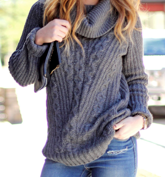 Cable Knit Cowl
